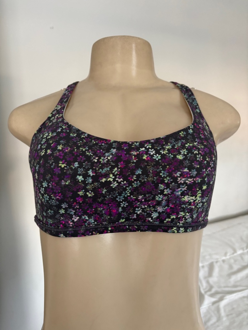 Lululemon free to be  Floral Print Sports Bra